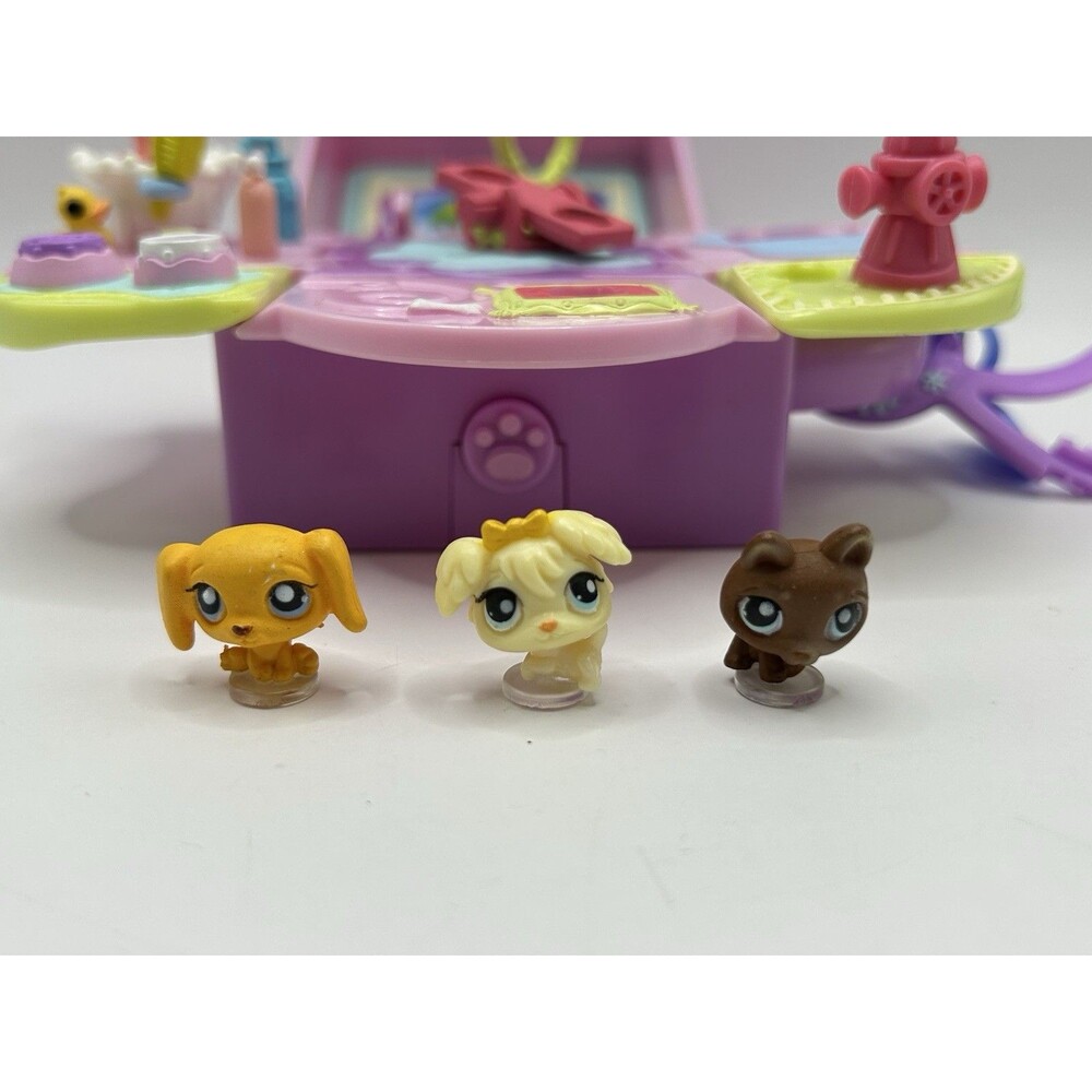Littlest Pet Shop LPS Teeniest Tiniest Pop-Up Play Set Puppy Dogs Pups Authentic - Picture 10 of 16